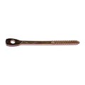 Midwest Fastener Lag Screw, 1/4 in, 4 in, Steel, Zinc Plated Hex 100 PK 01371